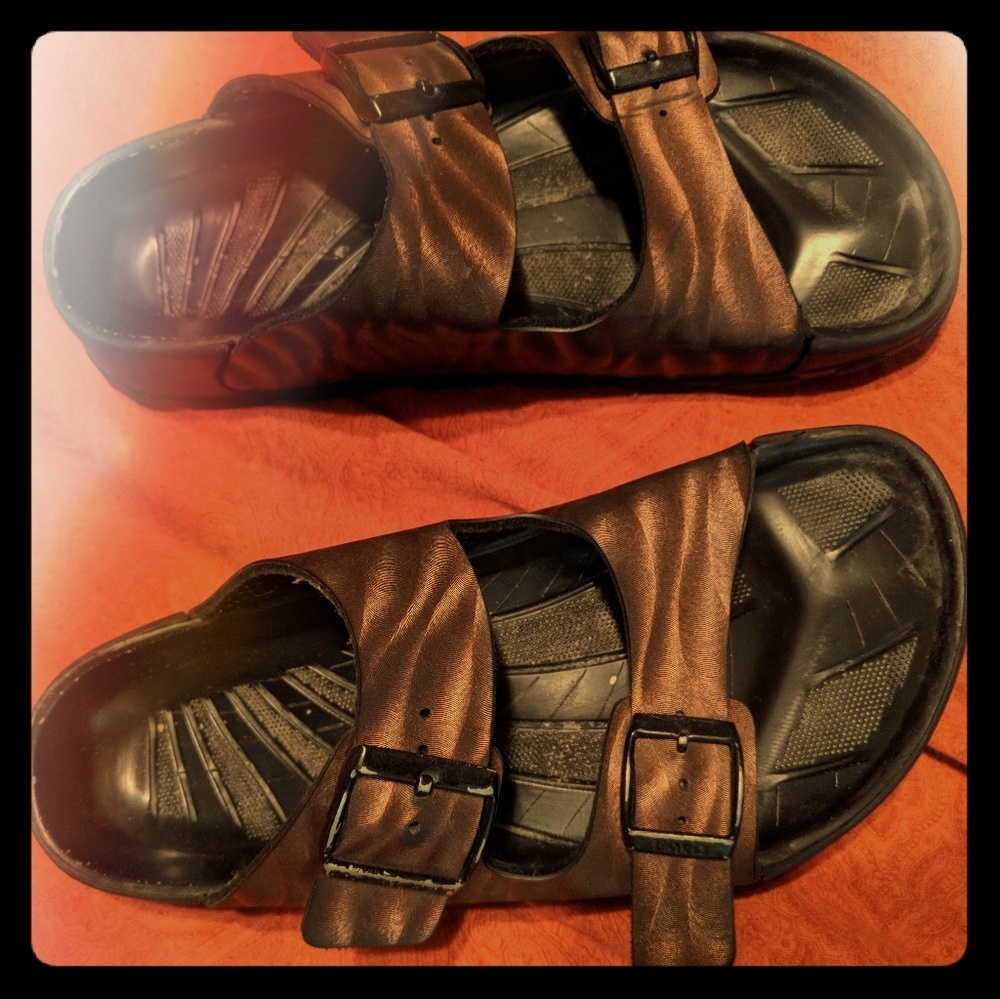 Birki bronze sandals